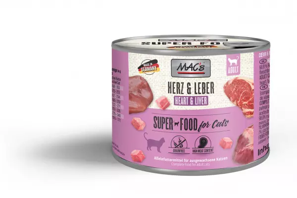 Mac's Cat Meat Menu Heart & Liver