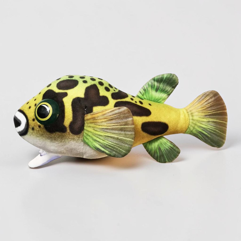 Plüsch Kugelfisch grün 33cm