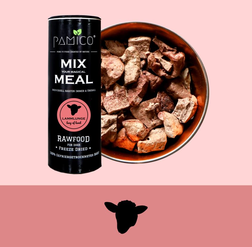 MIX MEAL Barbe déshydratée - poumon d'agneau