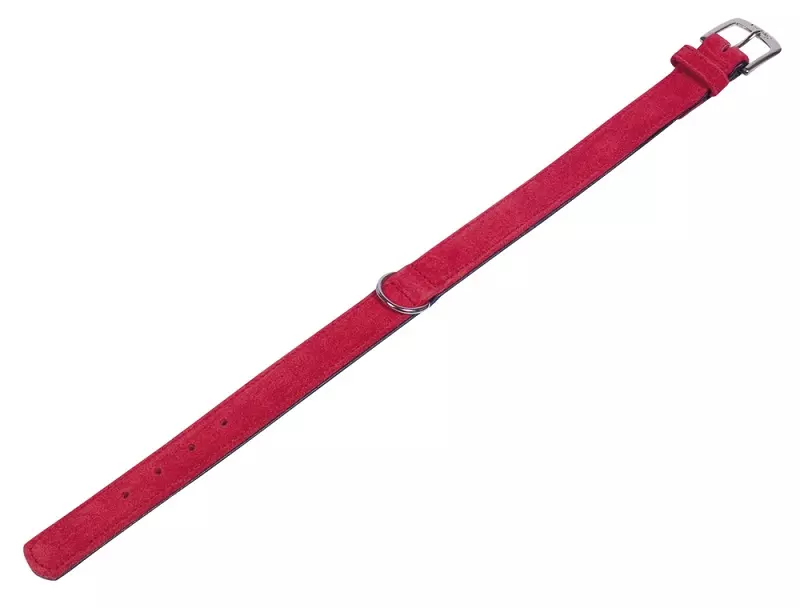 hundehalsband-velours-rot Velours Halsband rot