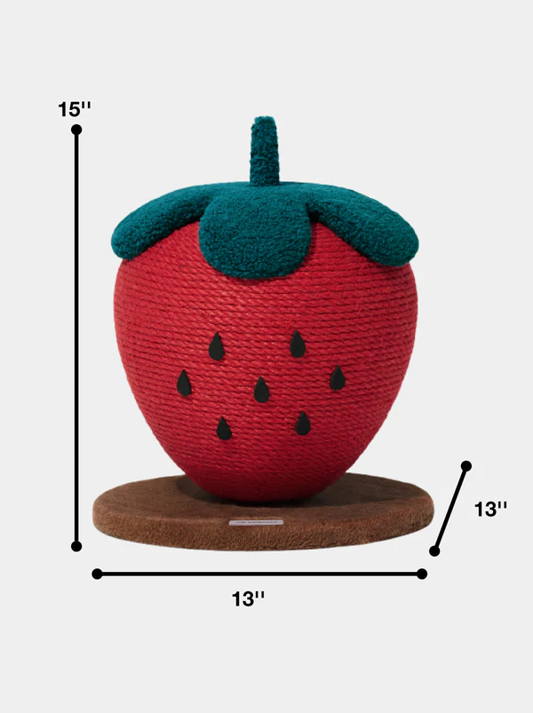 Balle à gratter fraise