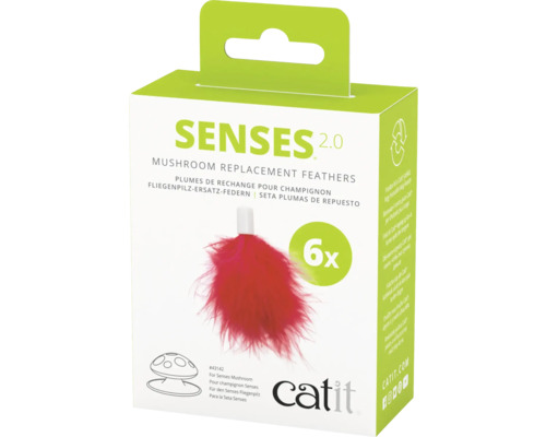 Catit Plumes de rechange pour Senses Fliegenpilz Catit Plumes de rechange pour Senses Fliegenpilz