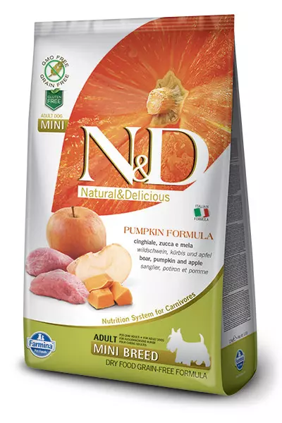 Farmina Canine Grain Free Adult Mini - Wildschwein, Apfel & Kürbis