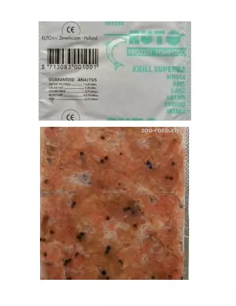 Ruto Krill gross Suberba, ganz Blister 100g