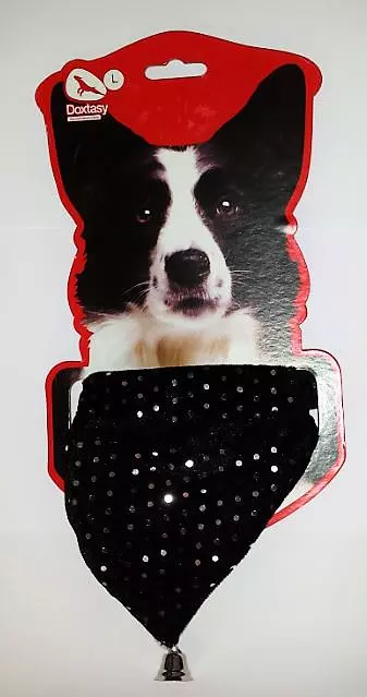 M Doxtasy Bandana Black/Silver Hunde
