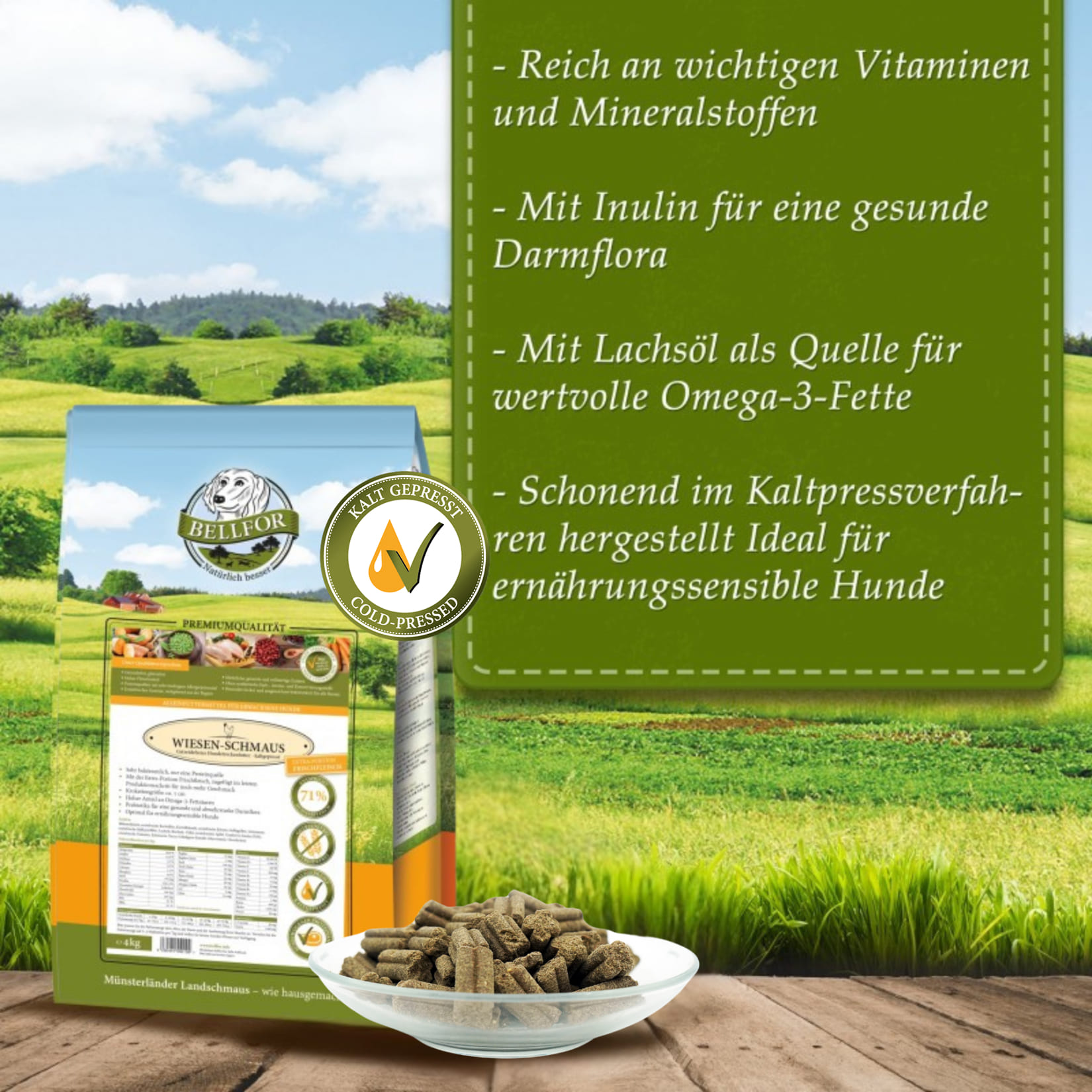 Bellfor Wiesen-Schmaus - with chicken