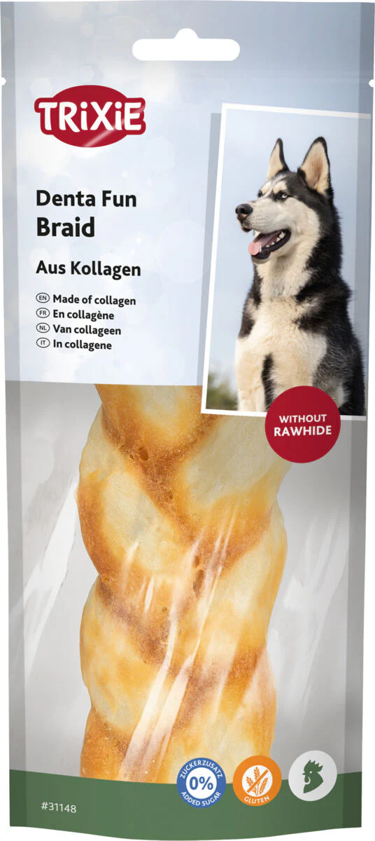 Denta Fun collagen plait with chicken 65g