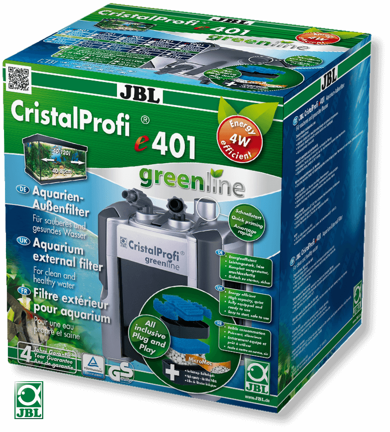 JBL Crystal Profi greenline e401 - Aussenfilter für Aquarien