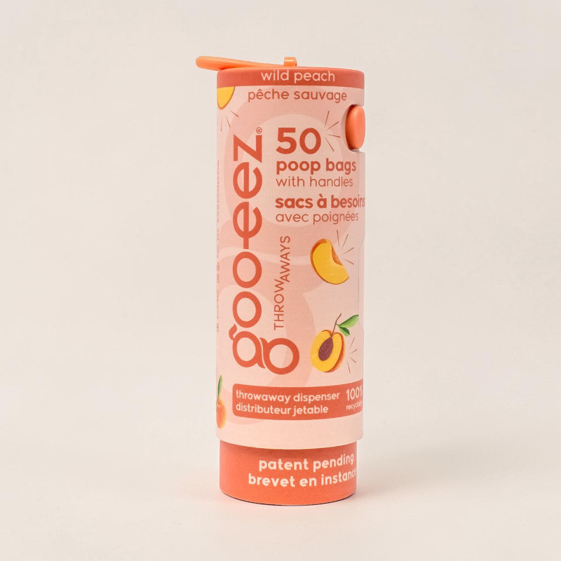 goo-eez Poo Bag Wild Peach 50er