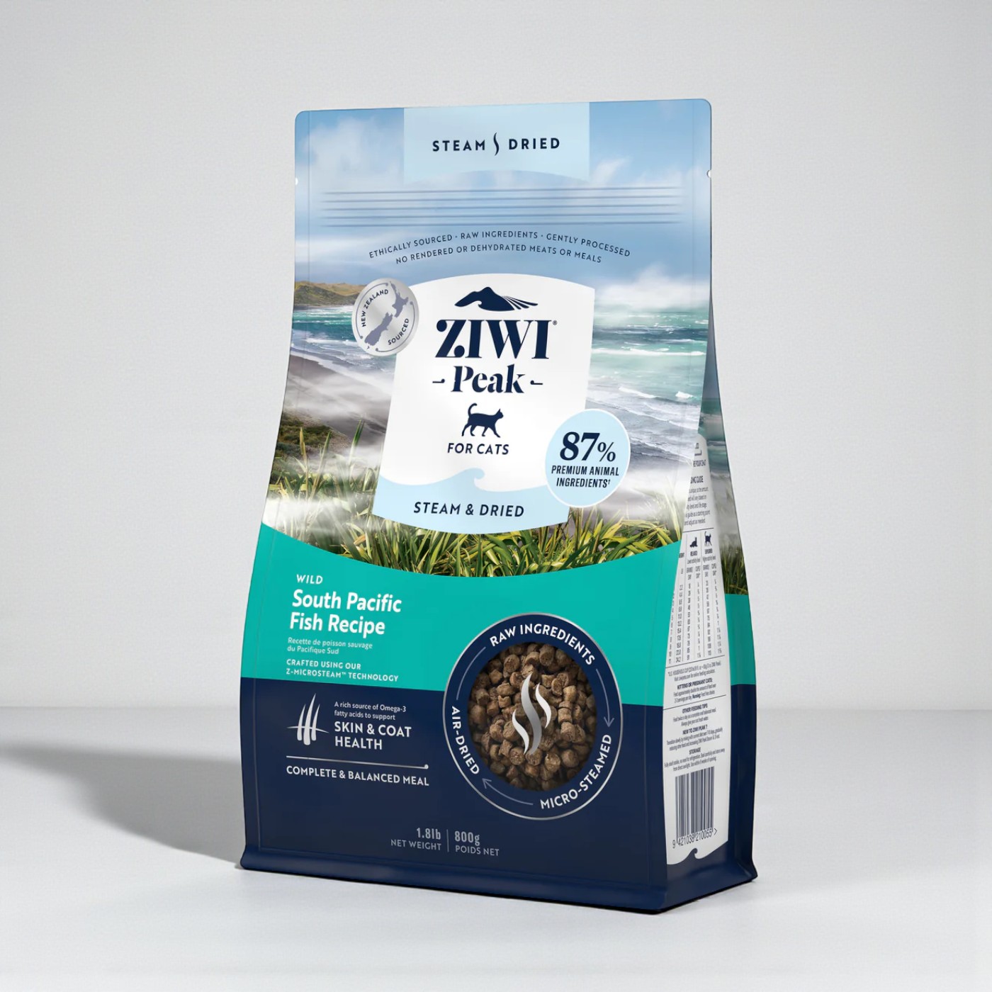 ZIWI - Trockenfutter - Steam & Dried - Süsspazifik Fisch