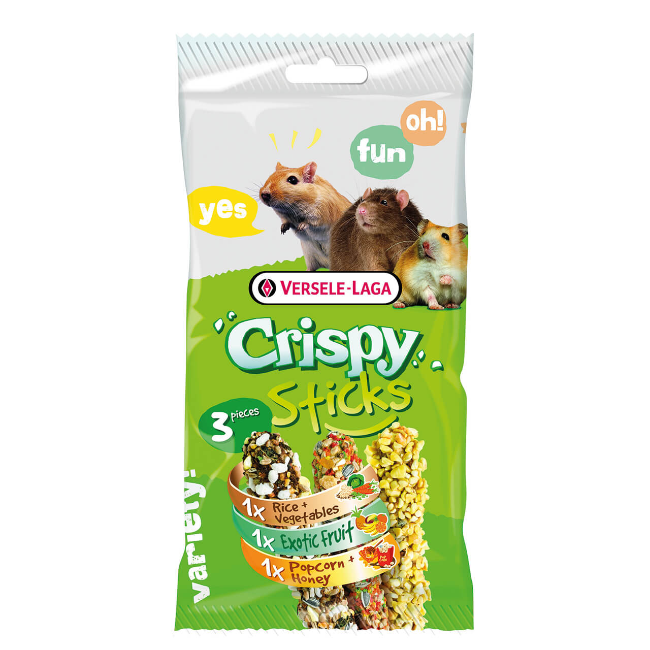 Versele-Laga Crispy Sticks Triple Variety Pack Allesfresser