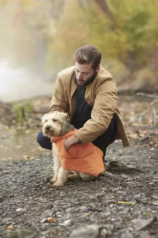 Orange Pet Cape Towel