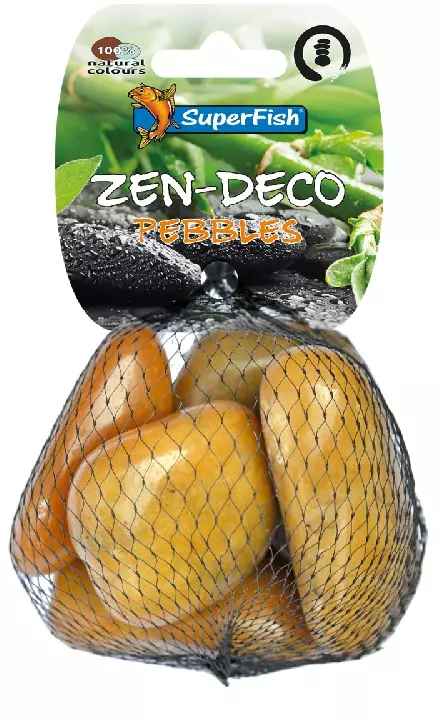zen-deco-pebble-yellow zen dekor steine gelb
