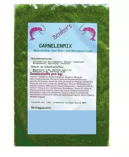Benker´s Garnelenmix grob Flat Pak 200g