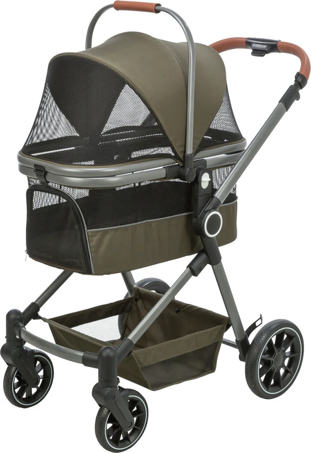 Buggy für Hunde - olivgrün - bis 22kg