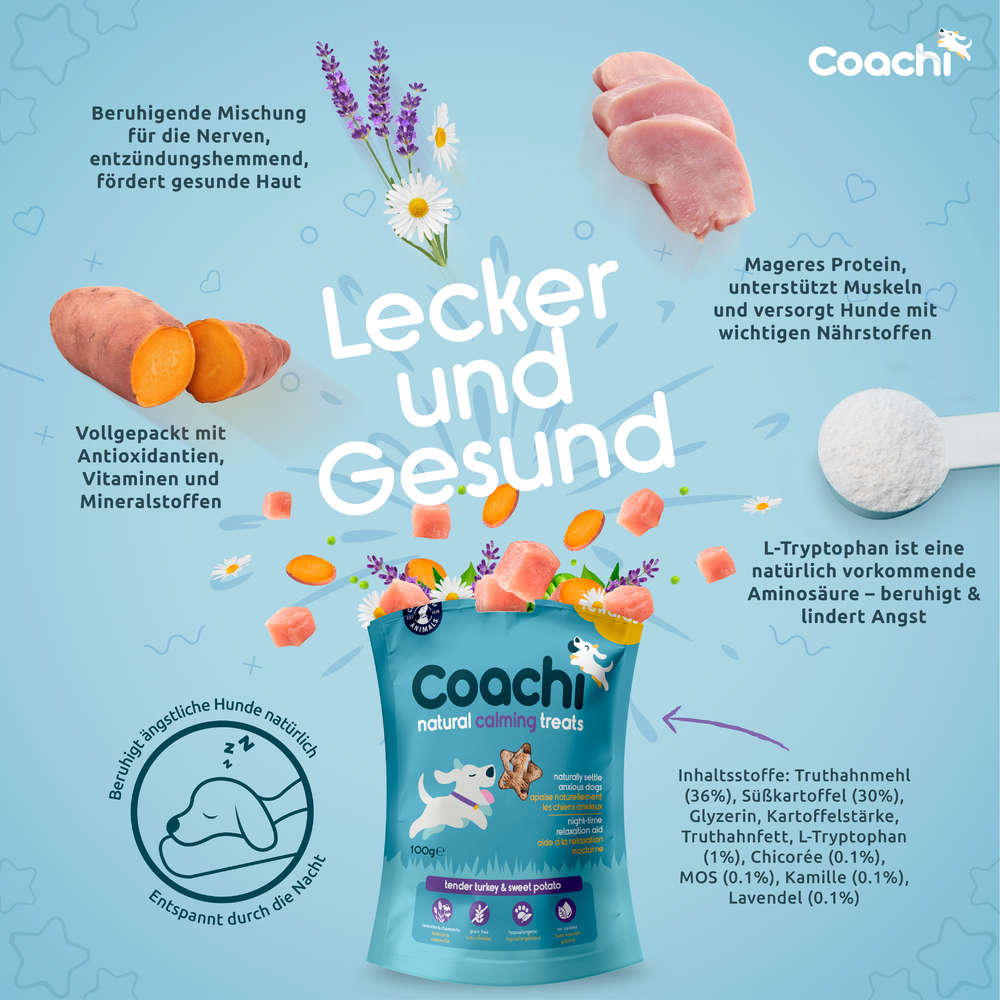 Coachi Natural - Calming Treats – Truthahn