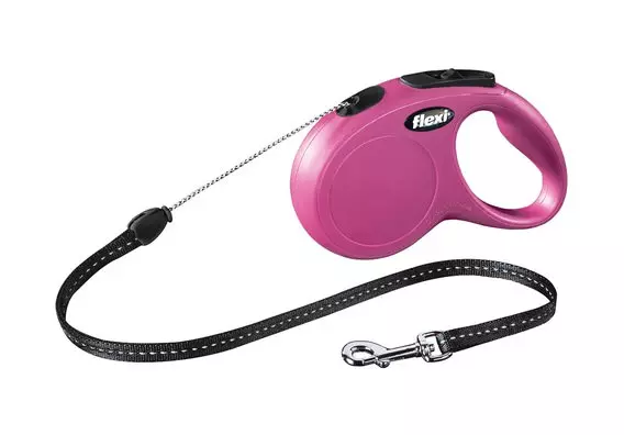 flexi New CLASSIC, Seilleine 5 Meter pink
