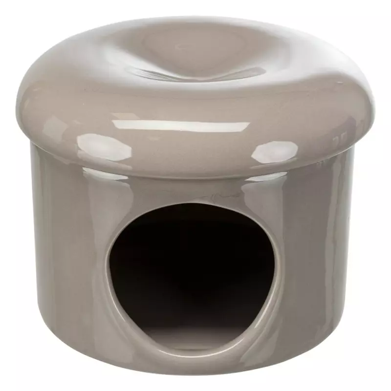 trixie-keramikhaus-taupe Trixie Keramikhaus für Nager