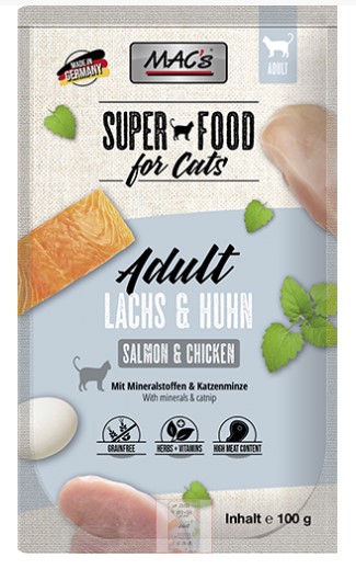 Macs Cat Salmon & Poultry 100g