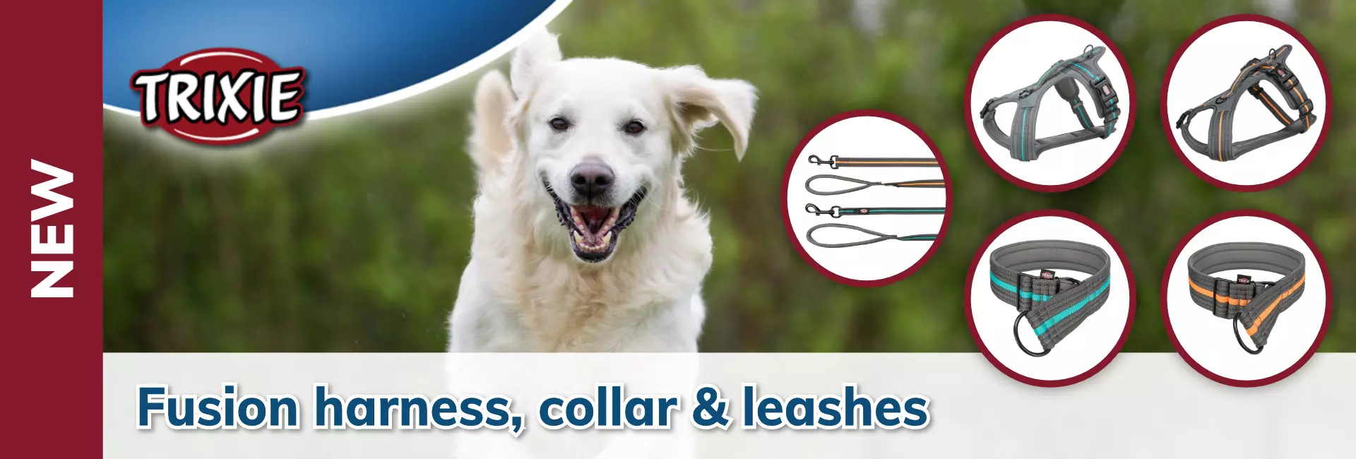 Trixie Fusion harness, collar & leashes