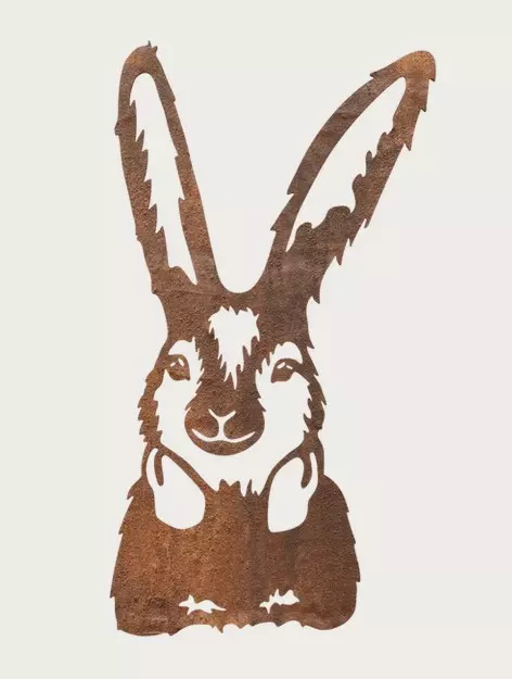 Animal silhouette bunny