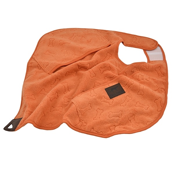 orange Pet Cape Towel