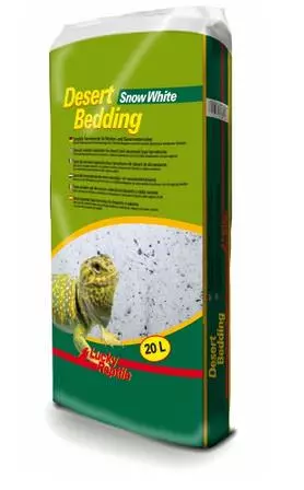 Lucky Reptile Desert Bedding Snow White
