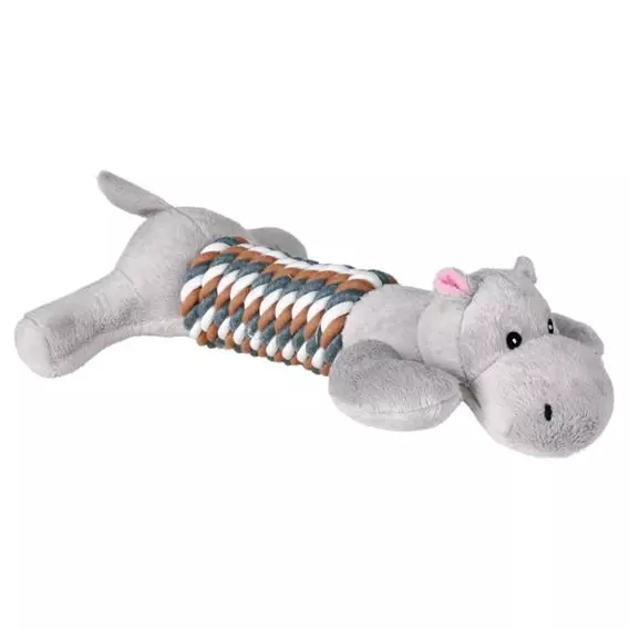 Animal en peluche, 32 cm, avec corde, couleurs assorties