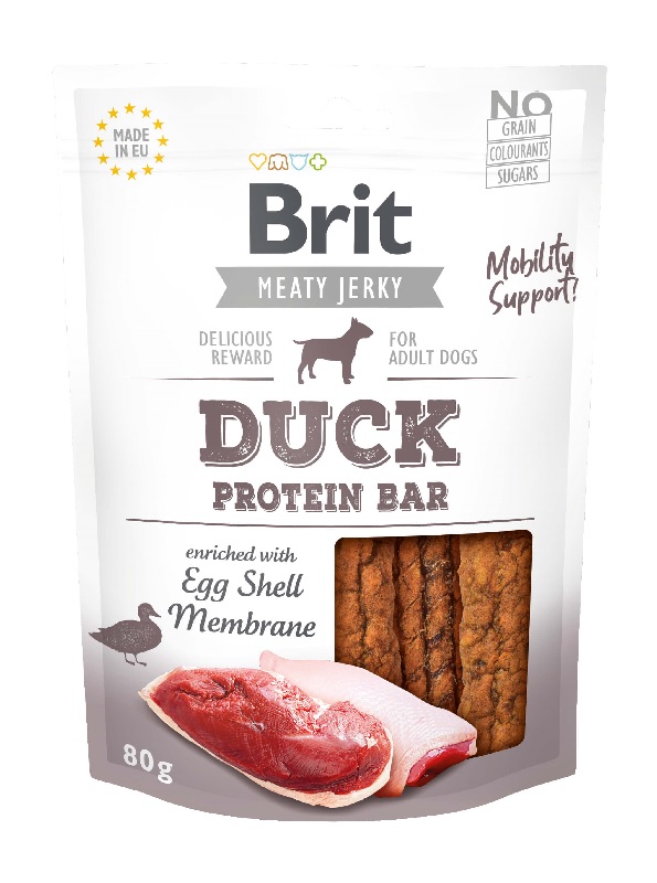 Brit Meaty Jerky Protein Bar Duck