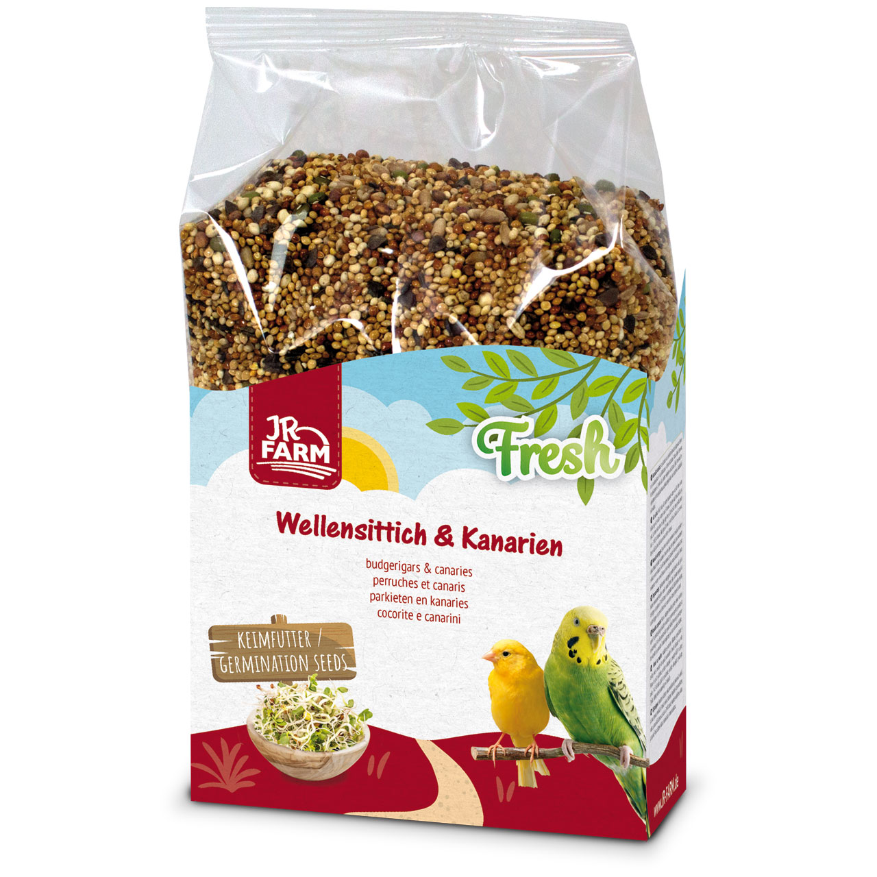 Mangime germogliato per pappagallini e canarini 1kg