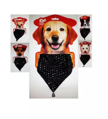 Doxtasy Bandana Black/Silver Hunde