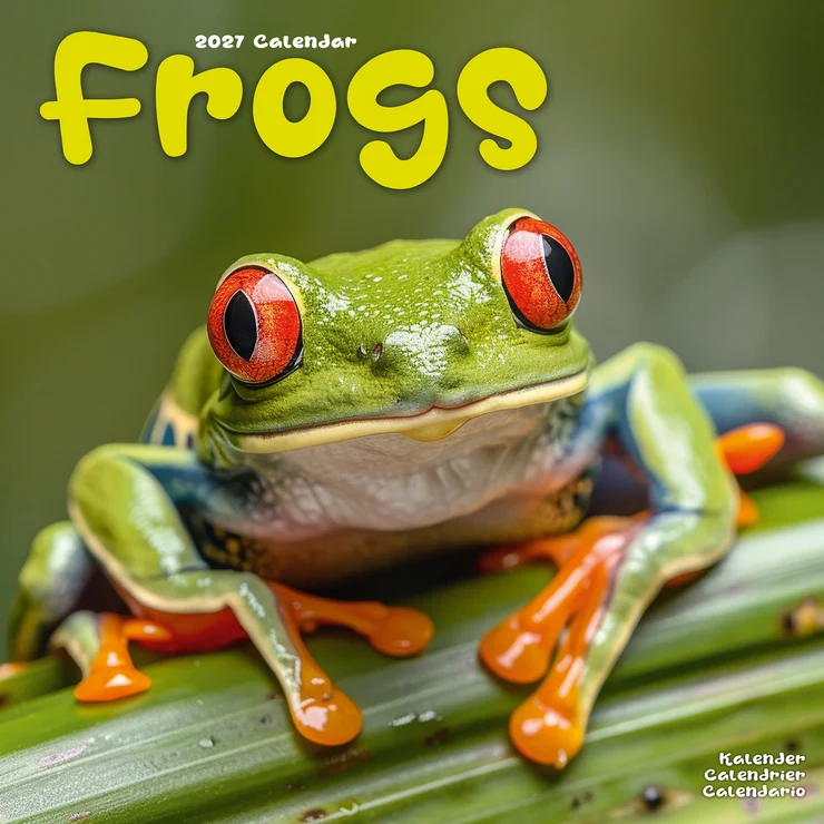 Kalender 2027 Frogs - Frösche