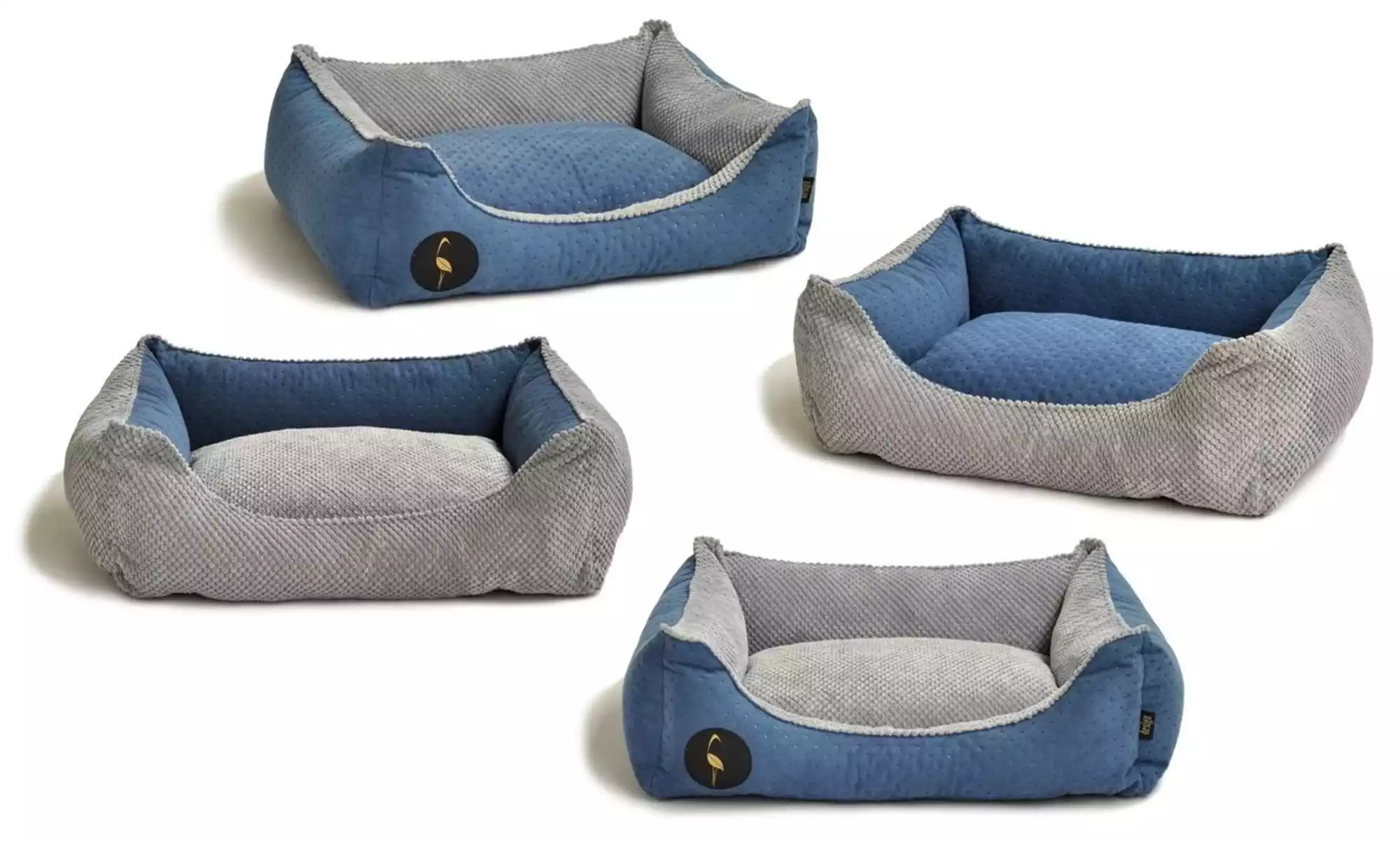 CEZAR Hundebett - tufted navy CEZAR Hundebett - tufted navy