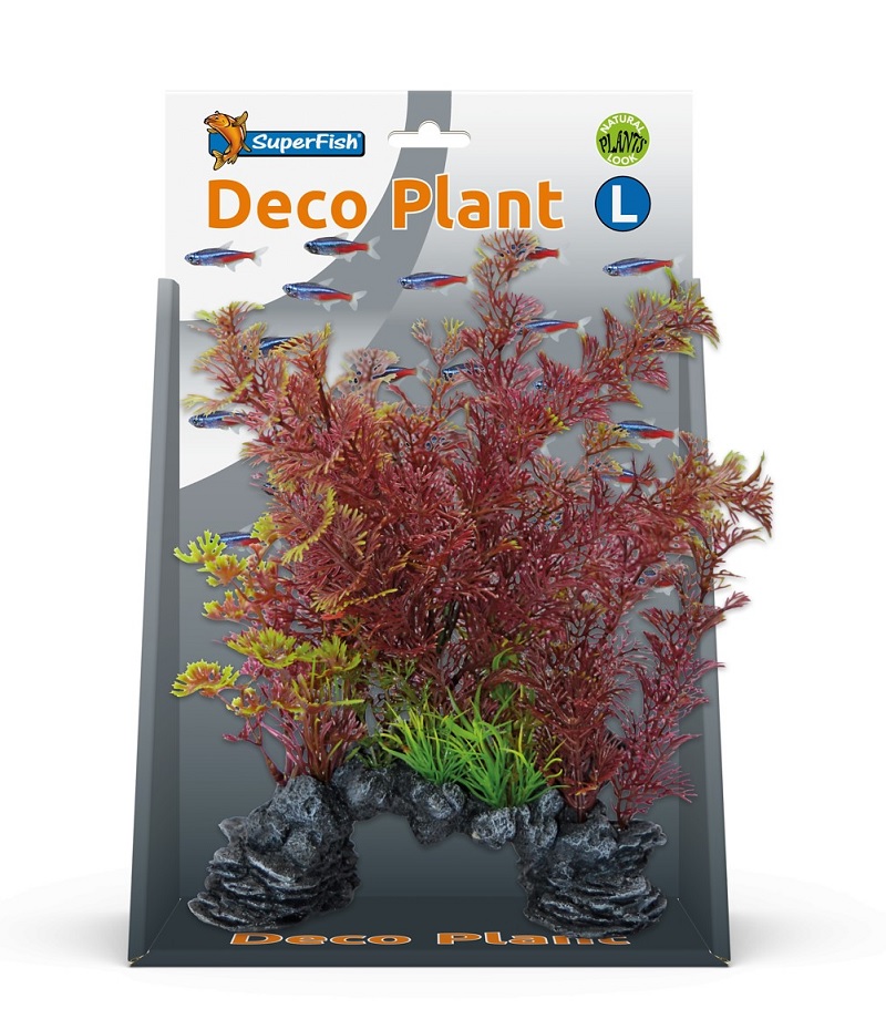 SuperFish Deco Plants L rote Cabomba