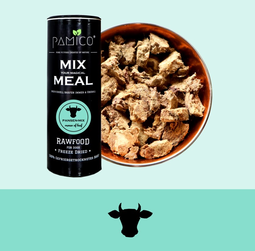 MIX MEAL Trockenbarf - Rinderpansen Mix