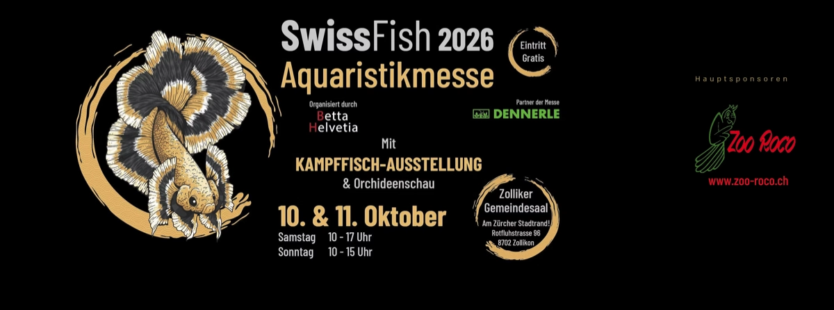 Zoo Roco an der SwissFish 2026 – wir sind dabei!
