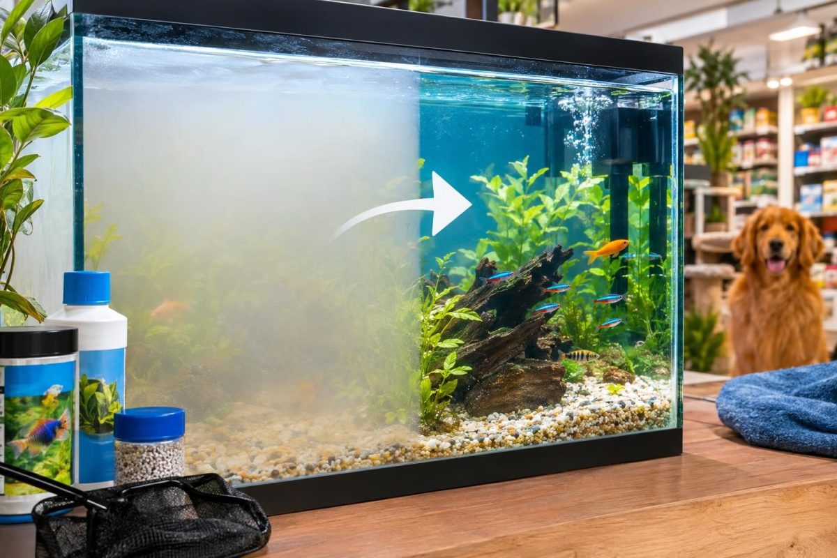Aquariumwasser wird schnell trüb: So klären Sie es