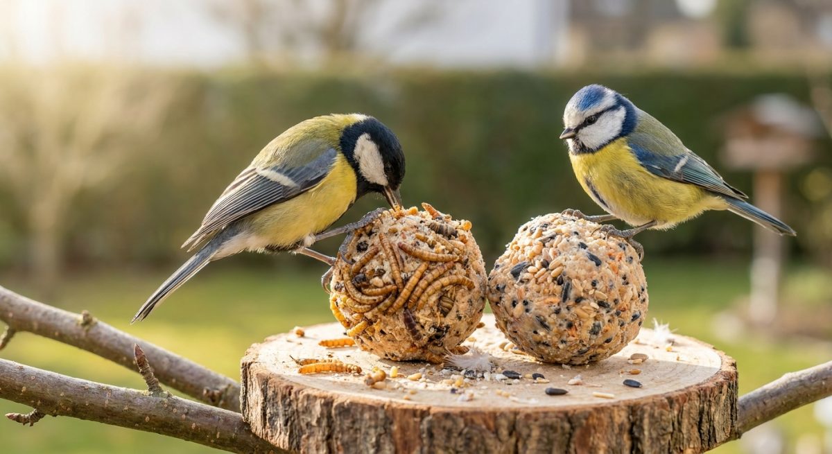 Meisenknödel ohne Netz: Mit Insekten oder klassisch?