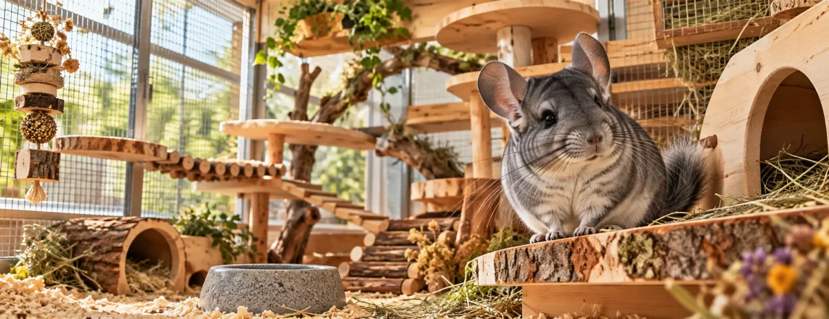 Chinchilla Käfige kaufen: Grössen, Ausstattung und Preise