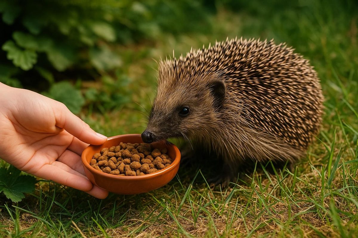 Igel im Garten füttern: Richtig helfen, wenn bei Trockenheit das Futter knapp wird