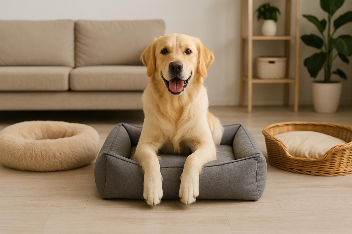 Hundebett kaufen: Welche Form passt zu Schlafstil und Grösse?