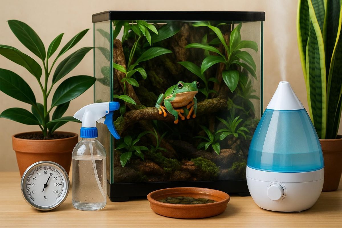 Luftfeuchtigkeit im Terrarium erhöhen: 7 Wege, die wirken