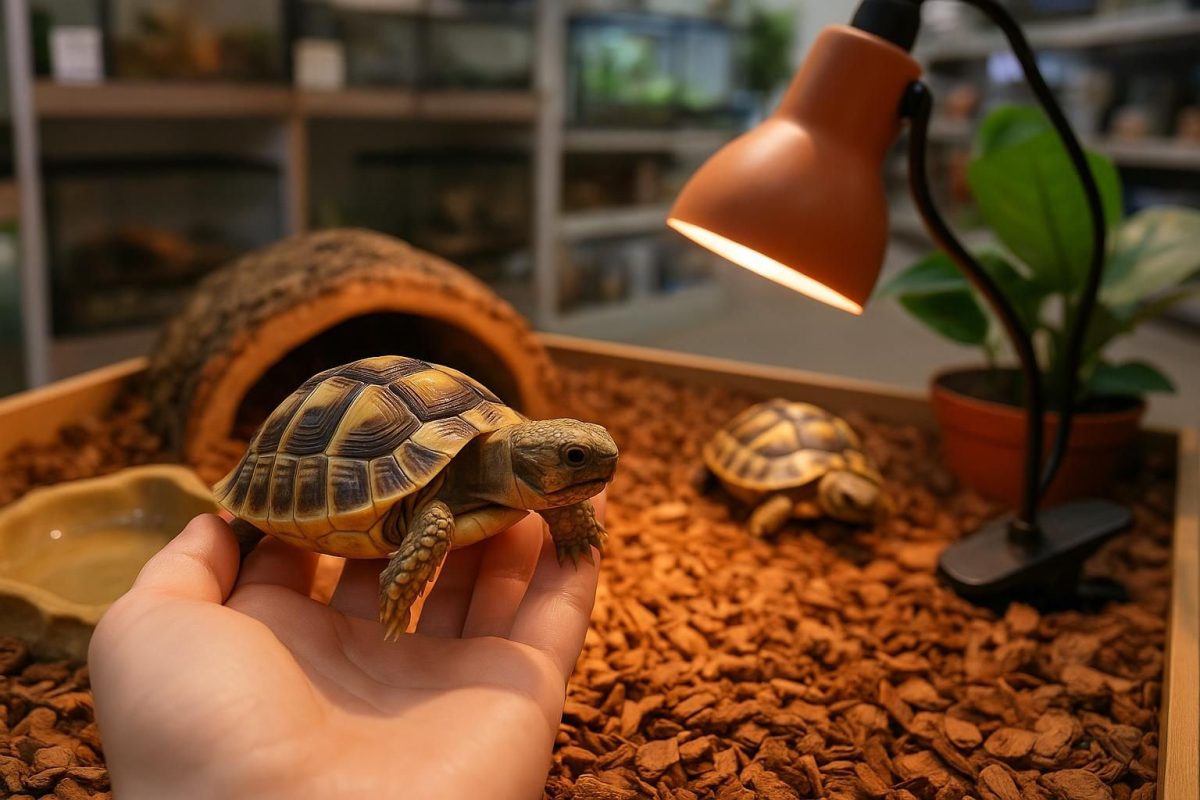 Landschildkröten-Babys richtig aufziehen: Haltung, Pflege und Ausstattung
