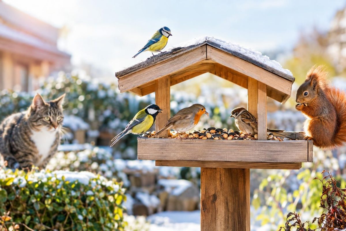 (Un)erwünschte Gäste am Futterhaus: Wildvögel richtig füttern und ungebetene Besucher fernhalten