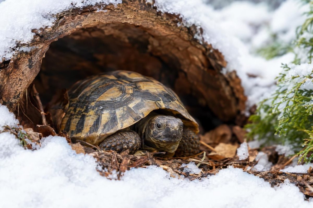 Winterstarre bei Landschildkröten: So überwintern Sie Ihre Schildkröte richtig